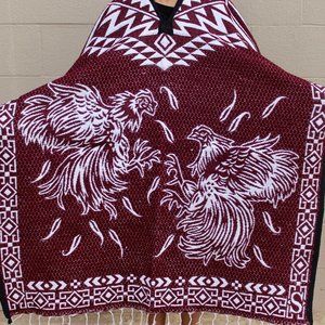 Gallos poncho Rooster Poncho Gaban Poncho Jorongo